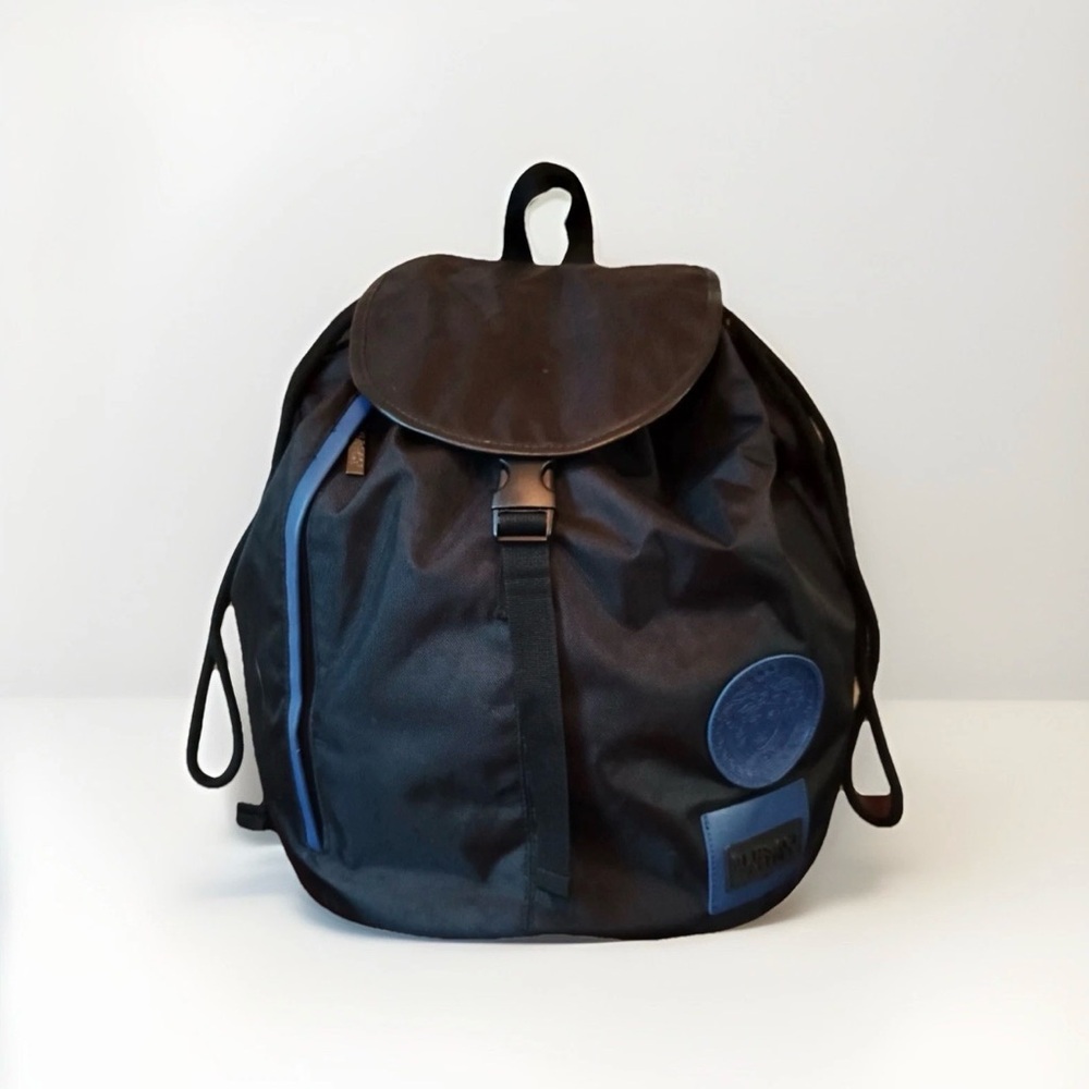 BRAND NEW IN PACKAGING Versace Medusa Perfume Backpack Travel Bag Black & Blue